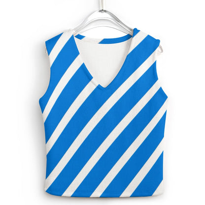 KSC's Custom Designs Women's Long Sleeve Button Knit Vest - 10 OPTIONS INSIDE