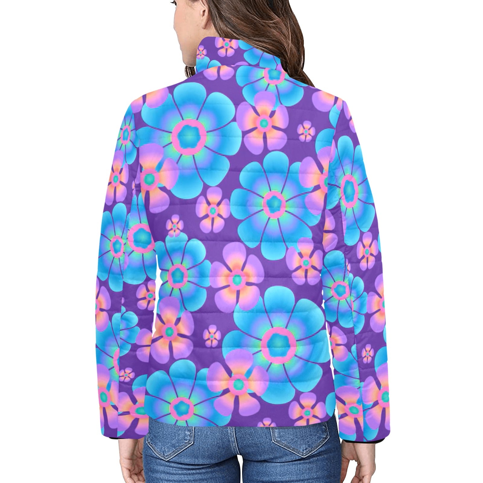KSC's Exclusive  Women's Stand Collar Padded Jackets (10) Designs/Styles - Women's stand collar padded jacket(H41)