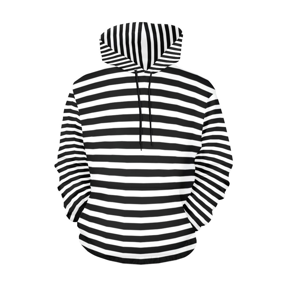 KSC's Exclusive Women's Stripe Design Hoodies Collection (10 Options) Hoodie (Model H13)