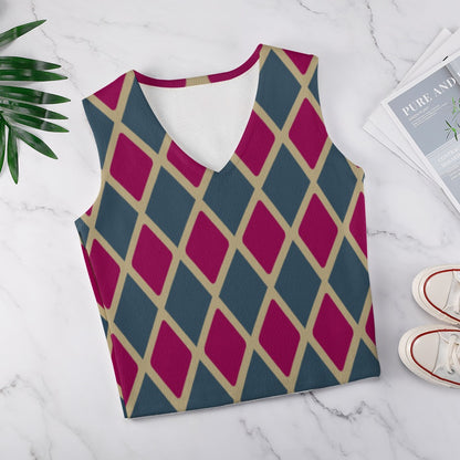 KSC's Custom Designs Women's Long Sleeve Button Knit Vest - 10 OPTIONS INSIDE