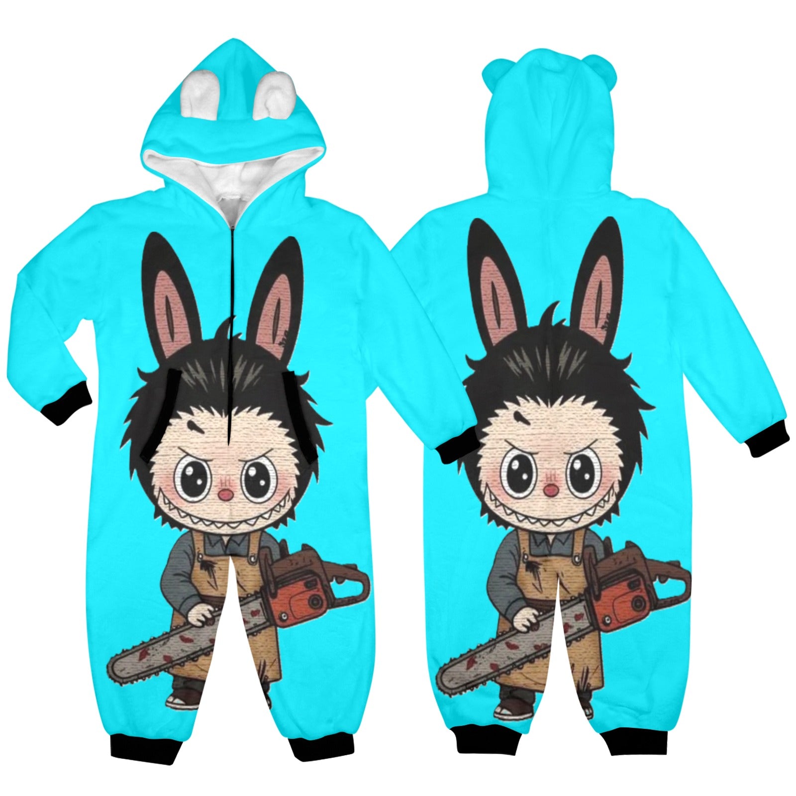 KSC's Halloween Exclusive Little Kids Unisex Onesie Labubu Chainsaw