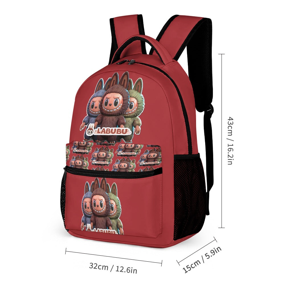 NEW Three Piece Labubu Backpack Bundle - 9 different options  - Back To School Deal