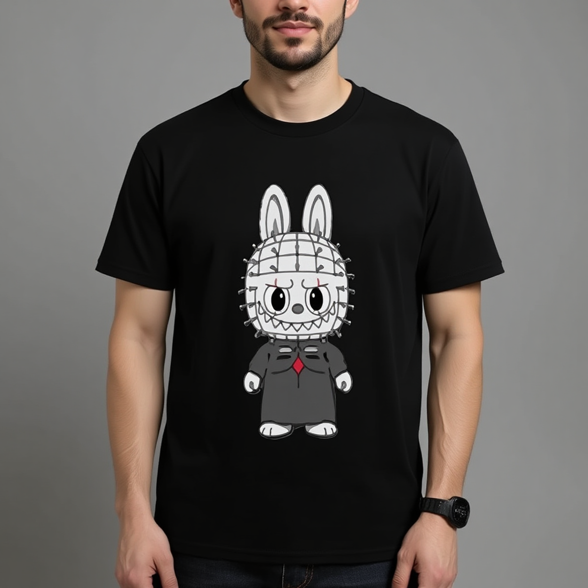 KSC's Halloween Labubu Children's Short-Sleeve T-Shirt | 180GSM Cotton