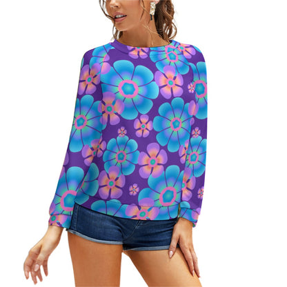 Raglan round neck KSC's Exclusive Women's Sweater Collection (10) Designs/Styles - Raglan round neck sweater