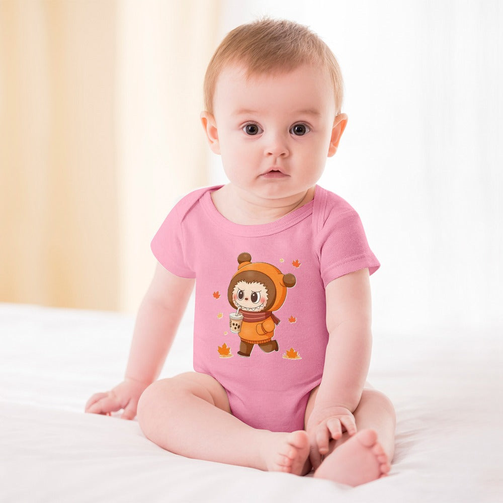KSC's BABY LABUBU BODYSUIT -Short -Sleeve Baby's Bodysuit