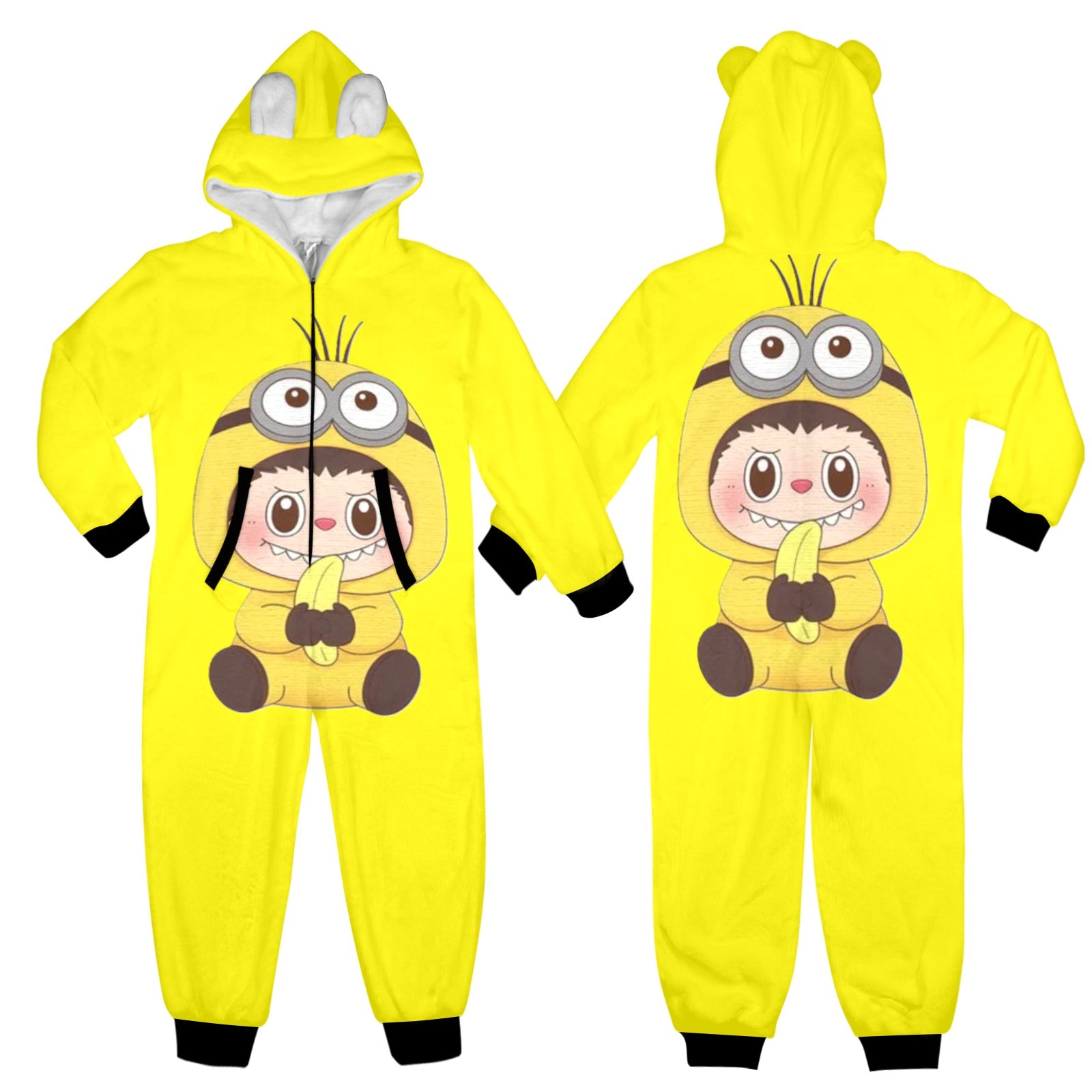 KSC's Exclusive Big Kids Onesie Labubu (8 to 15 Years) Yellow Minion Labubu
