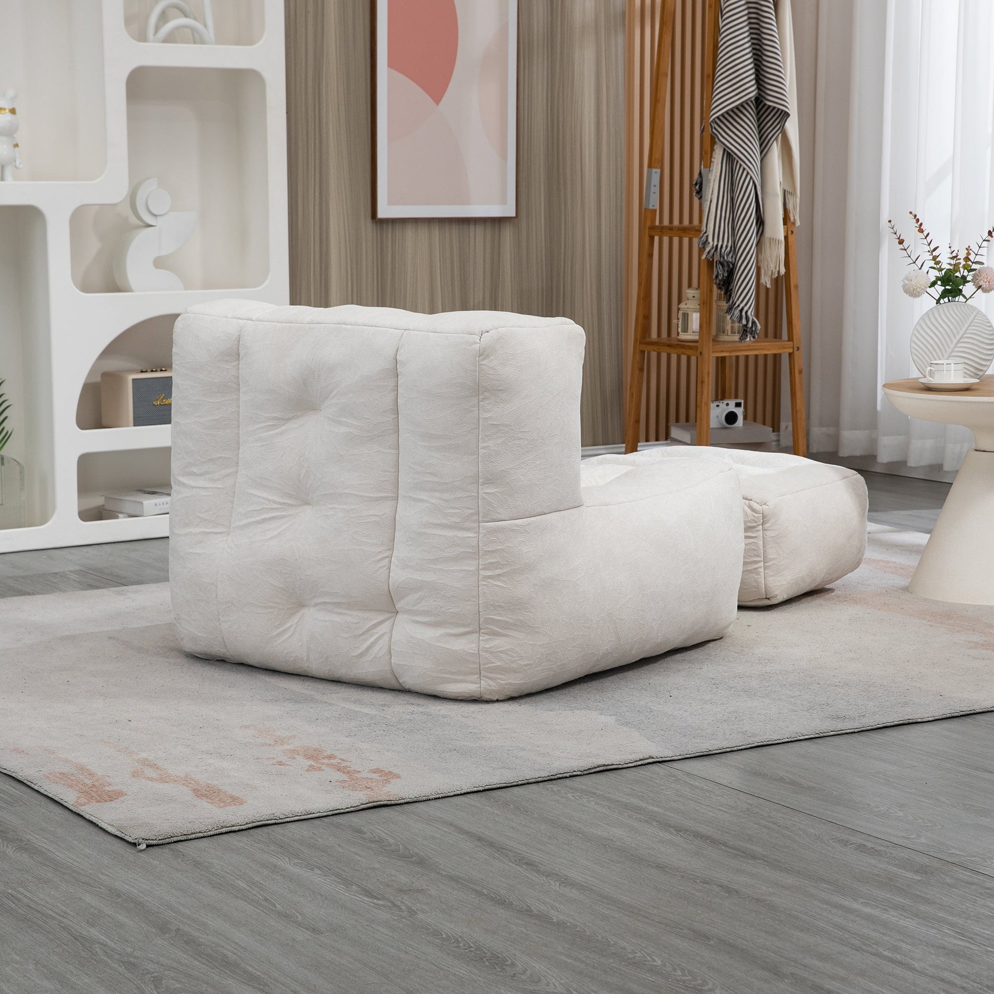 Fluffy bean bag chair, comfortable bean bag for adults and children,