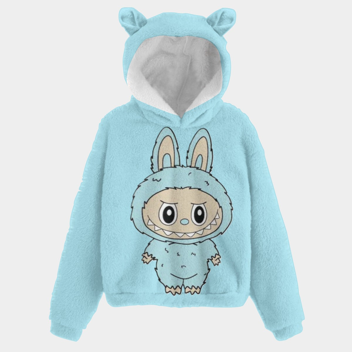 KSC's Labubu Unisex Kid’s Borg Fleece Sweatshirt With Ear