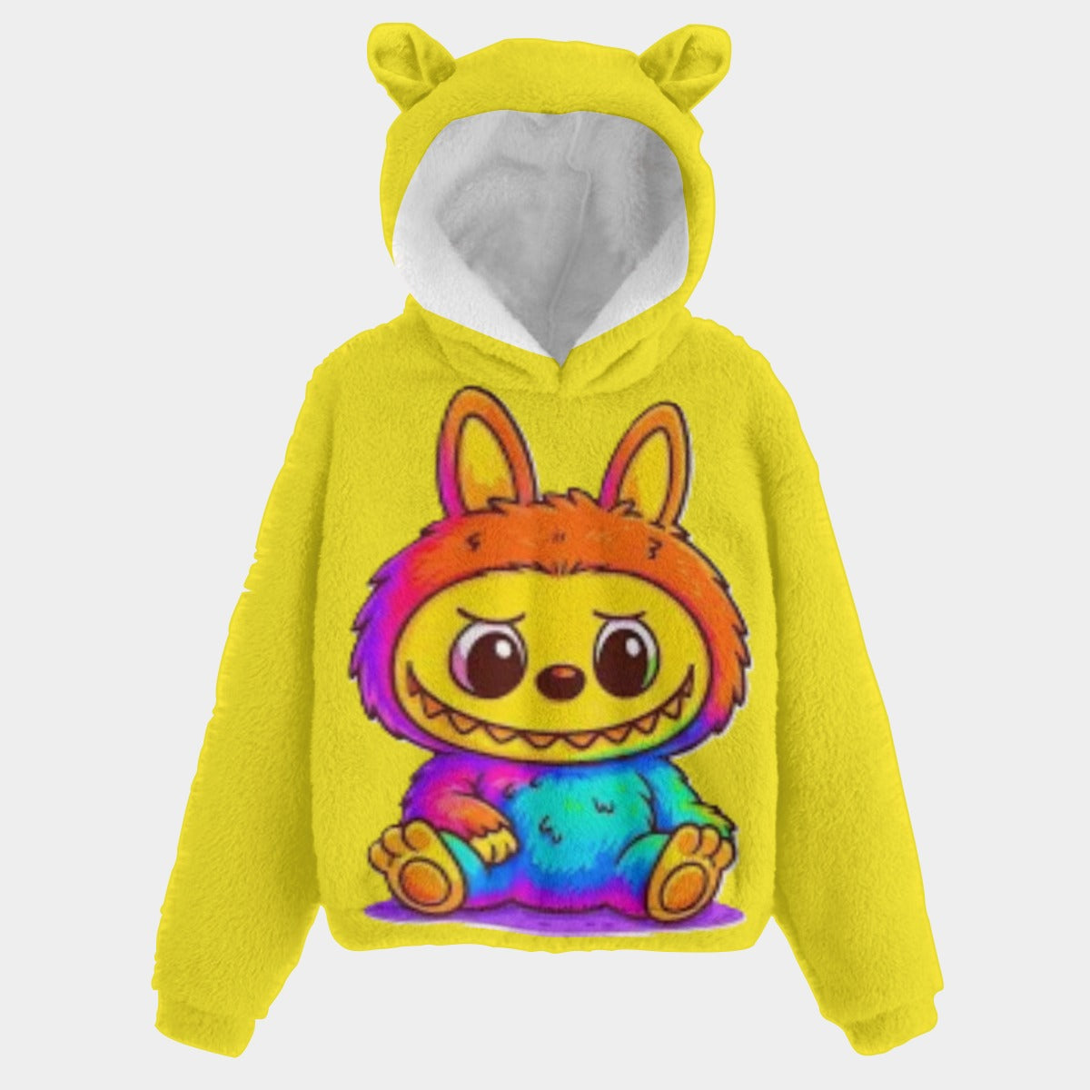Labubu Unisex Kid’s Borg Fleece Sweatshirt With Ear