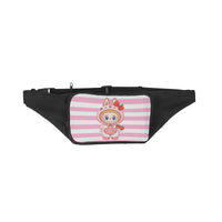 🎀  Labubu Hello Kitty Shortcake Fanny – Pink Stripe Sweetness for All AgesWaist Packs