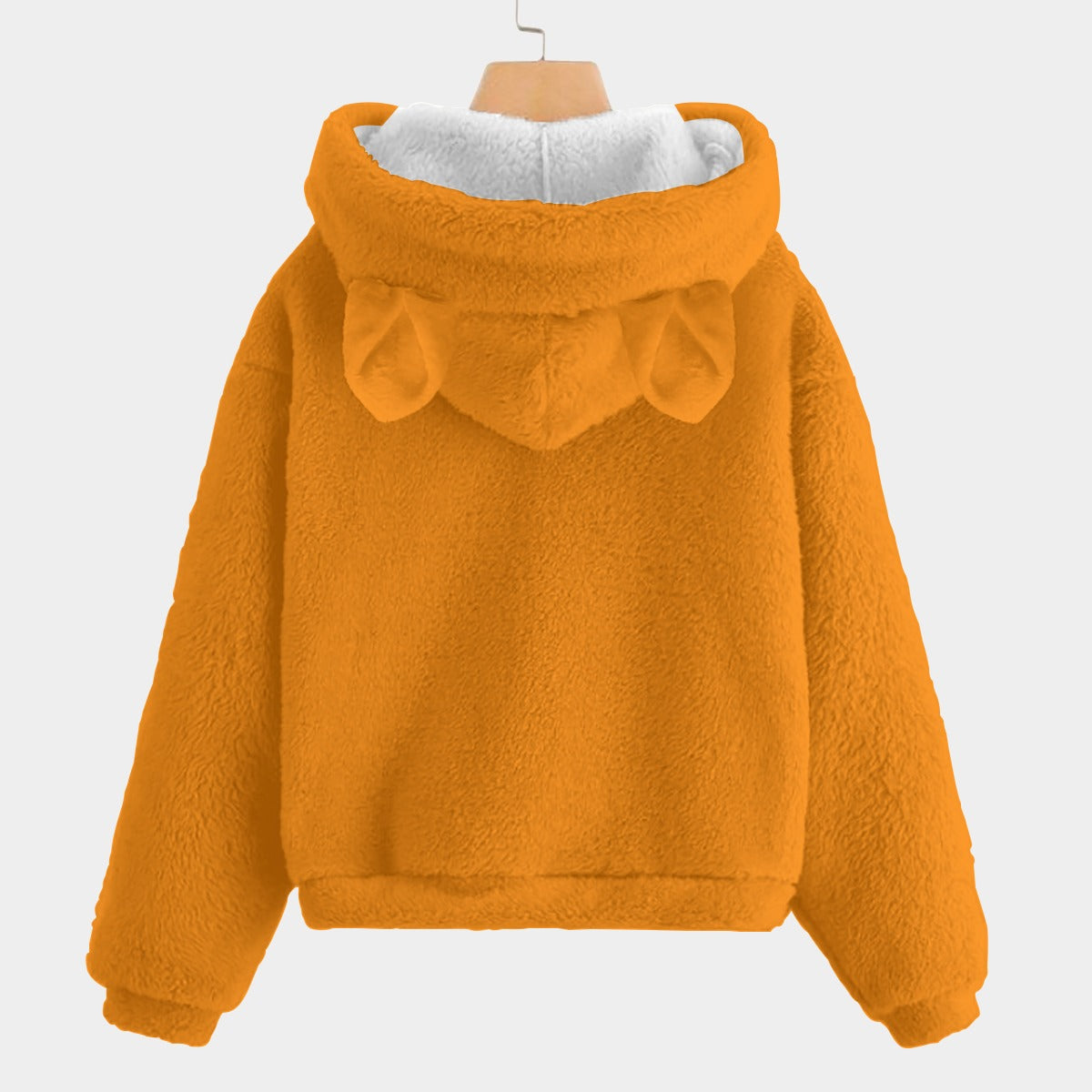 KSC's Exclusive Halloween Labubu Ghost Face Kid’s Borg Fleece Sweatshirt With Ear