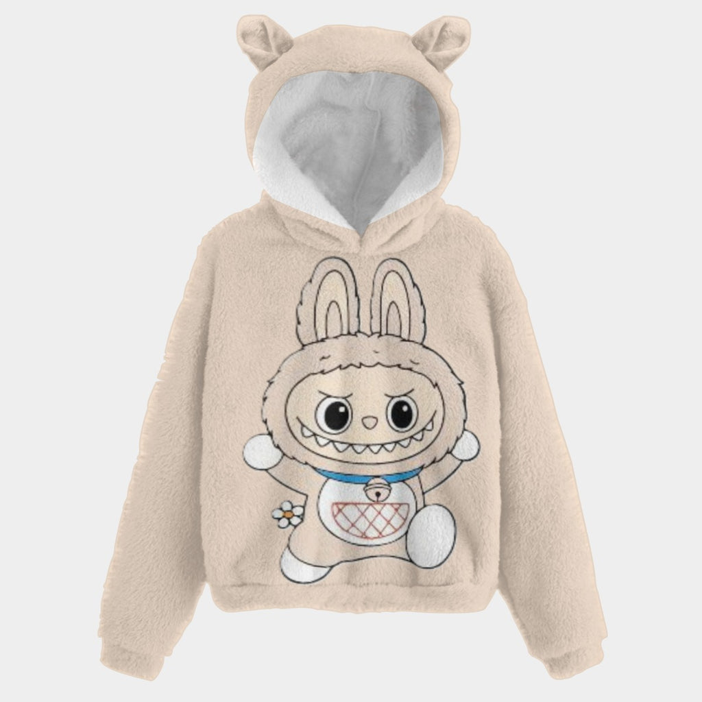 KSC's Limited Edition Kid’s Borg Fleece Sweatshirt With Ear Baby Labubu