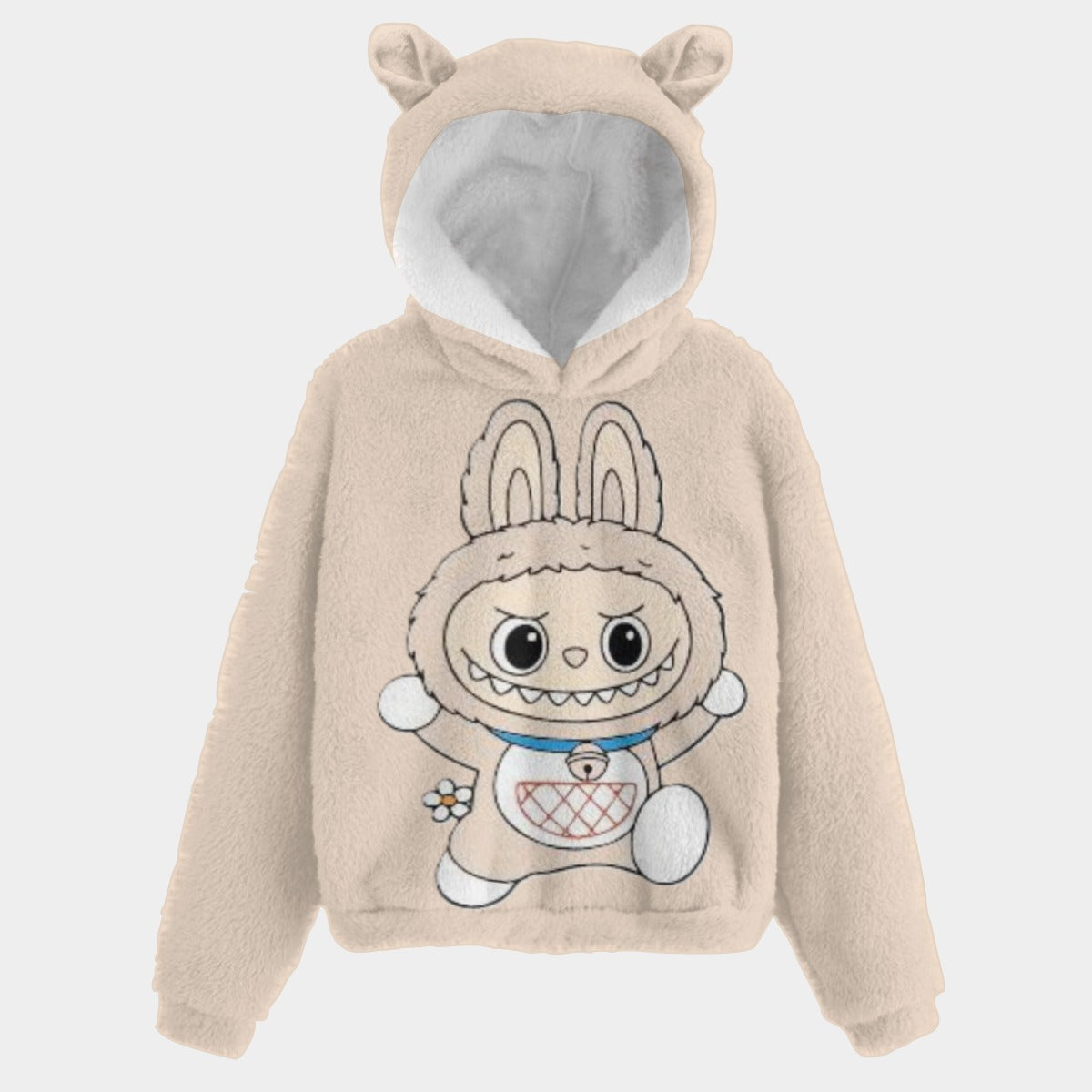 KSC's Limited Edition Kid’s Borg Fleece Sweatshirt With Ear Baby Labubu