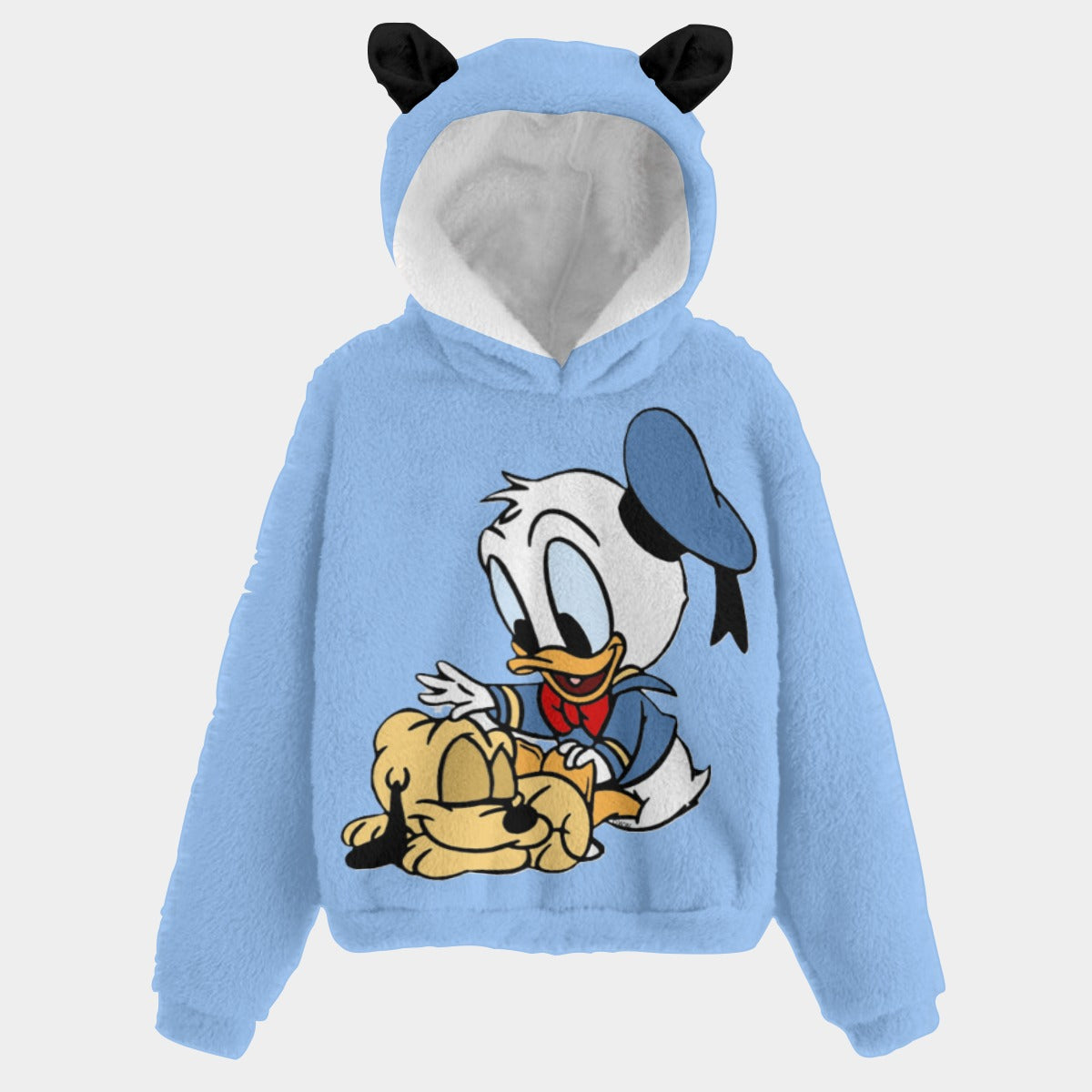 KSC's Limited Edition Baby Donald Duck Kid’s Borg Fleece Sweatshirt With Ear