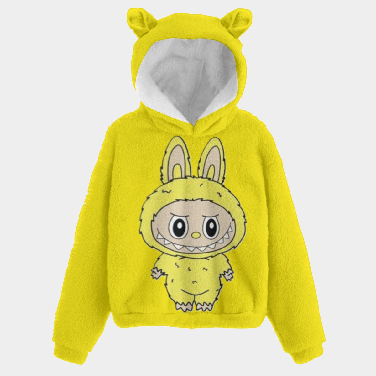 KSC's Rabbit Labubu Kid’s Borg Fleece Sweatshirt With Ear