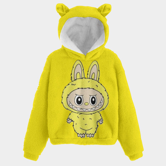 KSC's Rabbit Labubu Kid’s Borg Fleece Sweatshirt With Ear