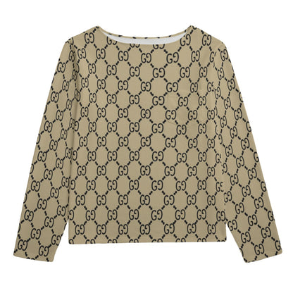 HOT NEW ITEM - Women's Boat Neckline Sweatshirt With Chest Pocket | 310GSM Cotton