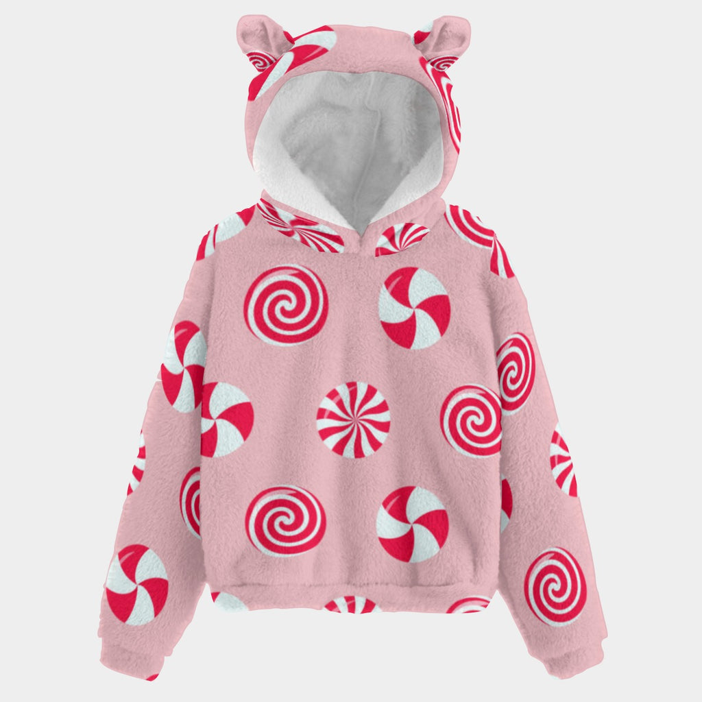KSC's Exclusive Christmas Kid’s Borg Fleece Sweatshirt With Ears