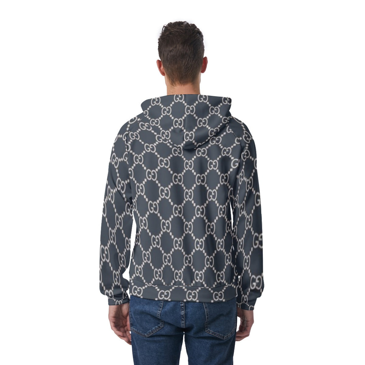 KSC's Exclusive Men's Blue Raglan Pullover Hoodie