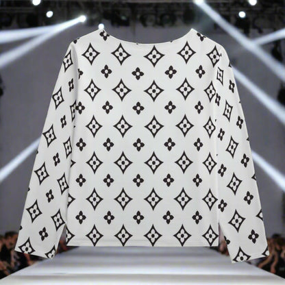 HOT NEW ITEM - Women's Boat Neckline Sweatshirt With Chest Pocket | 310GSM Cotton