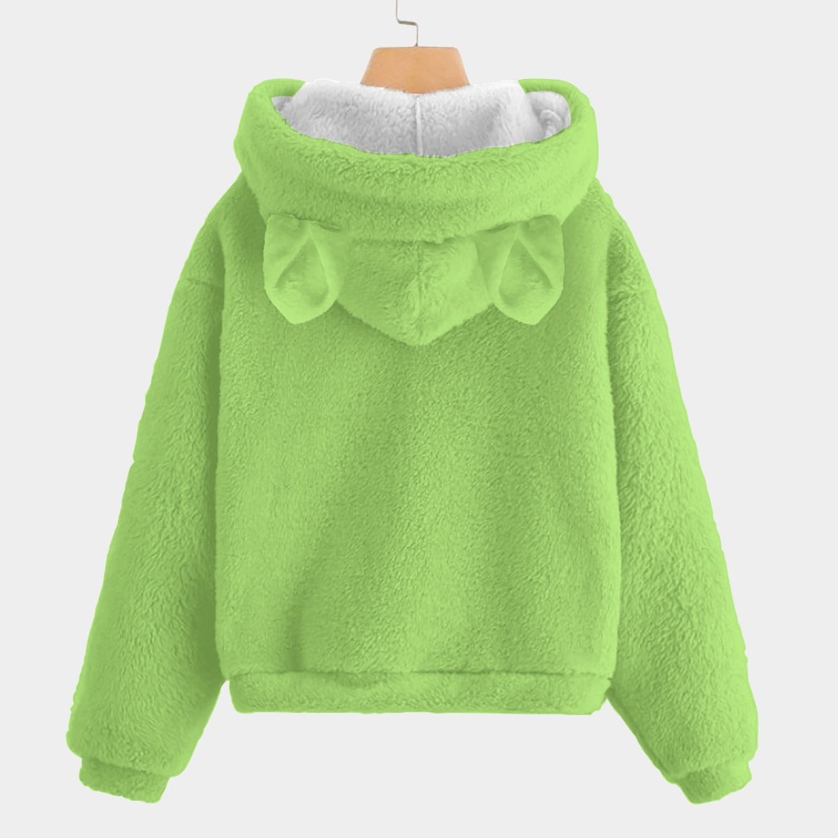 KSC's Fleece Sweatshirt LABUBU Print Kid’s Borg Fleece Sweatshirt With Ears