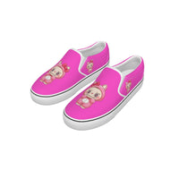 THE CUTEST HELLO KITTY LABUBU Kid's Slip On Sneakers