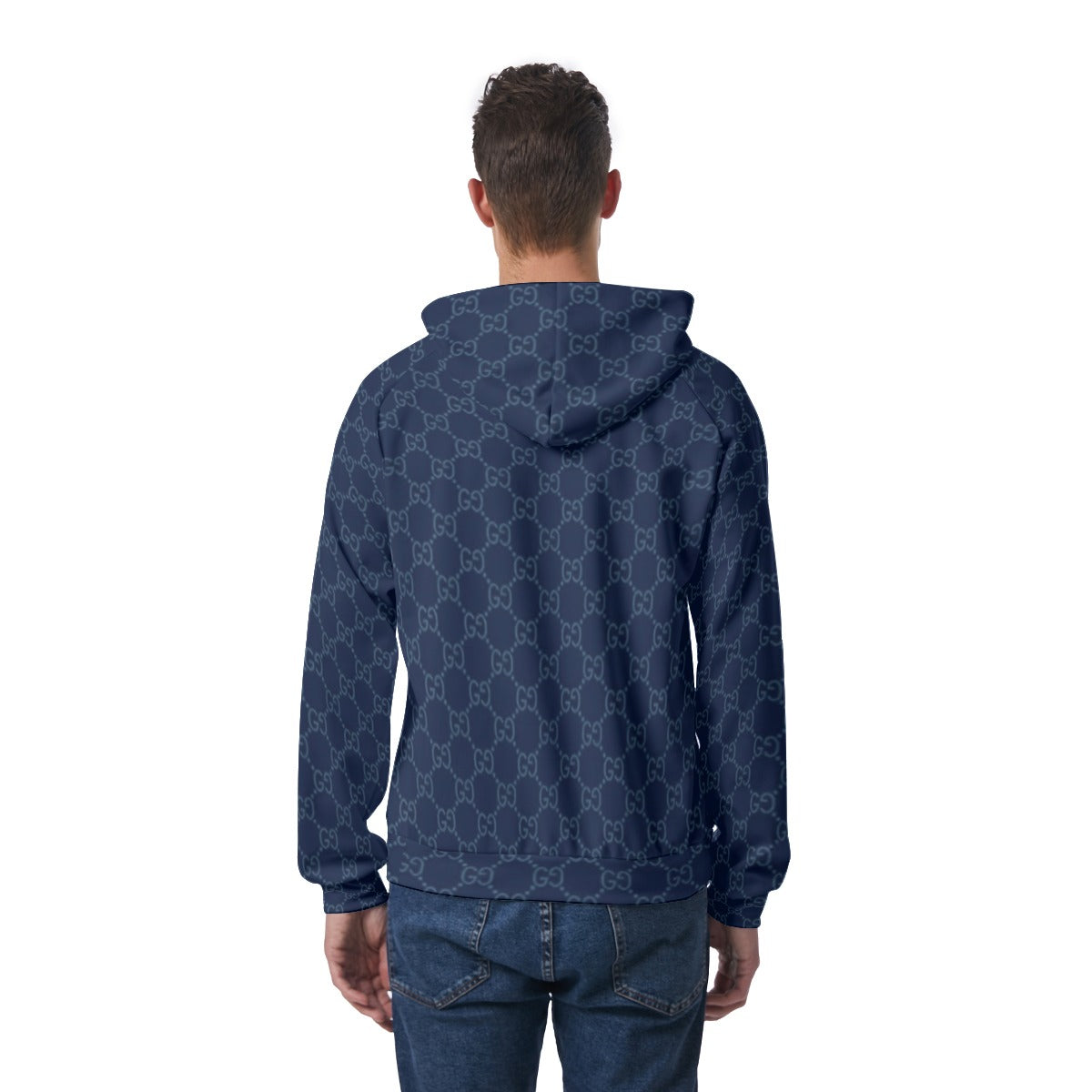 KSC's Exclusive Men's Blue Raglan Pullover Hoodie