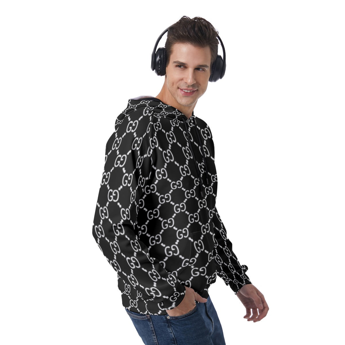 KSC's Exclusive Men's Blue Raglan Pullover Hoodie