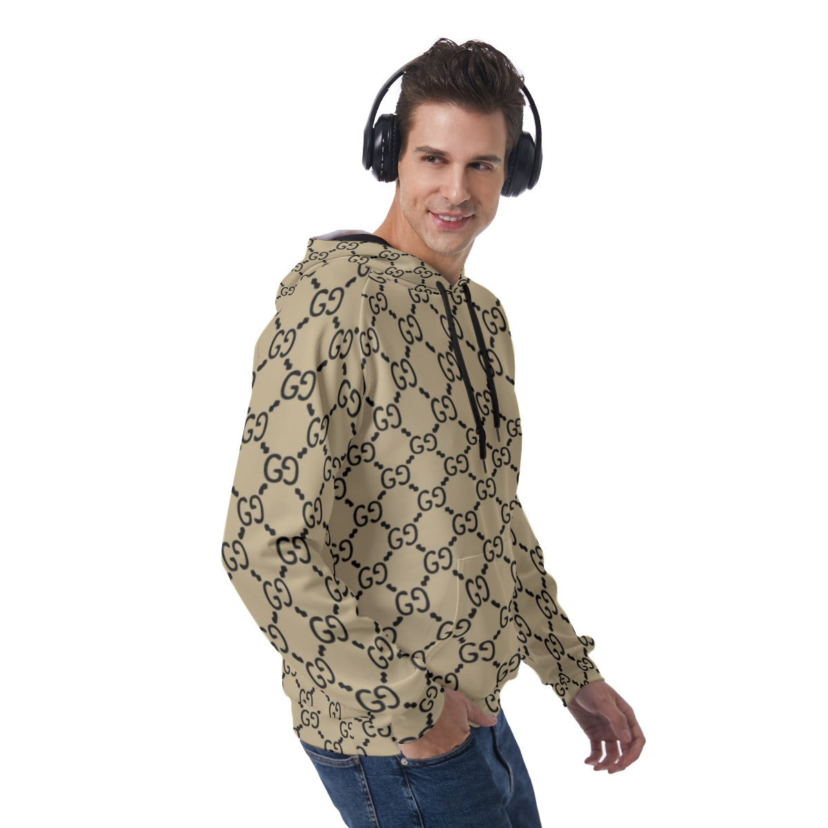 KSC's Exclusive Men's Blue Raglan Pullover Hoodie