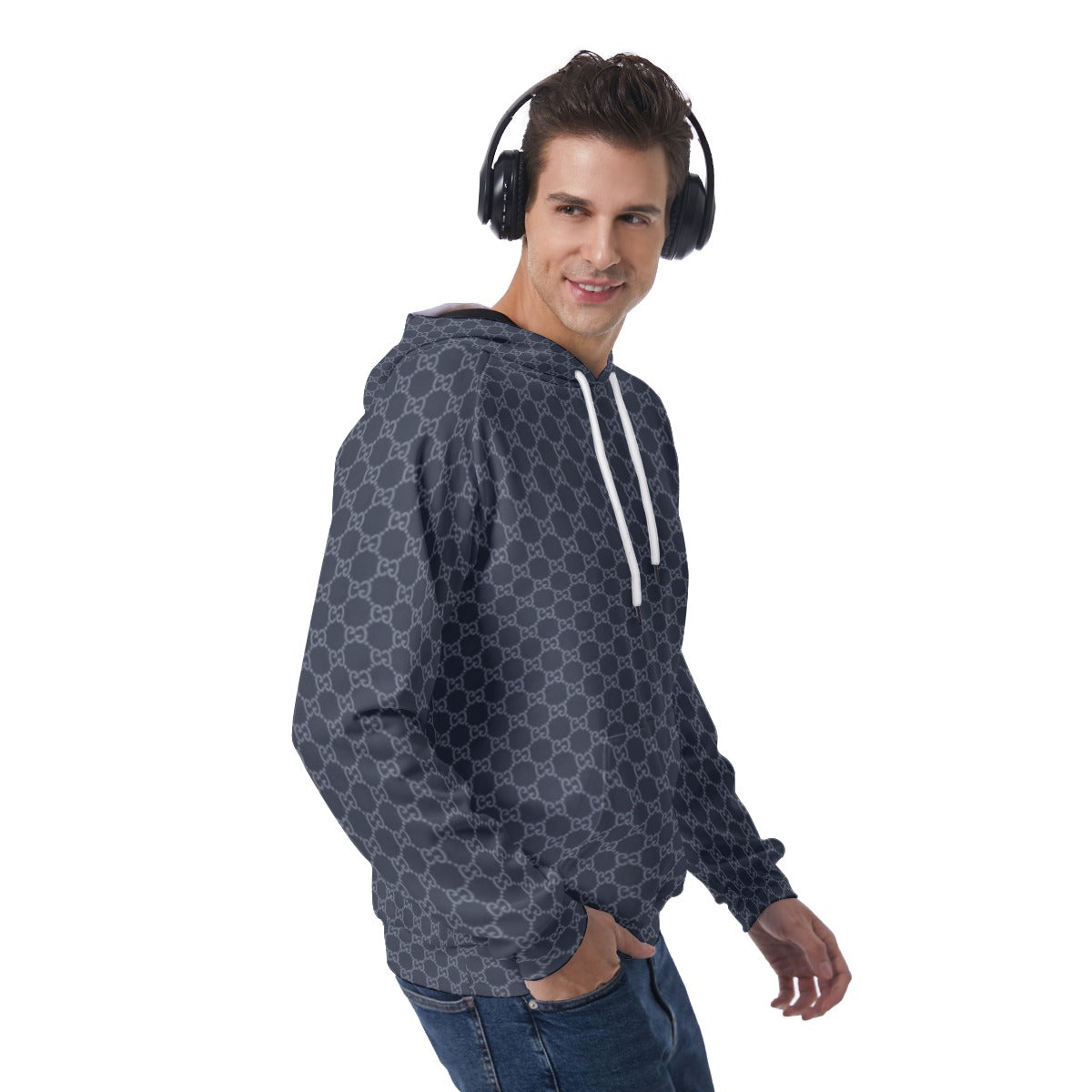 KSC's Exclusive Men's Blue Raglan Pullover Hoodie