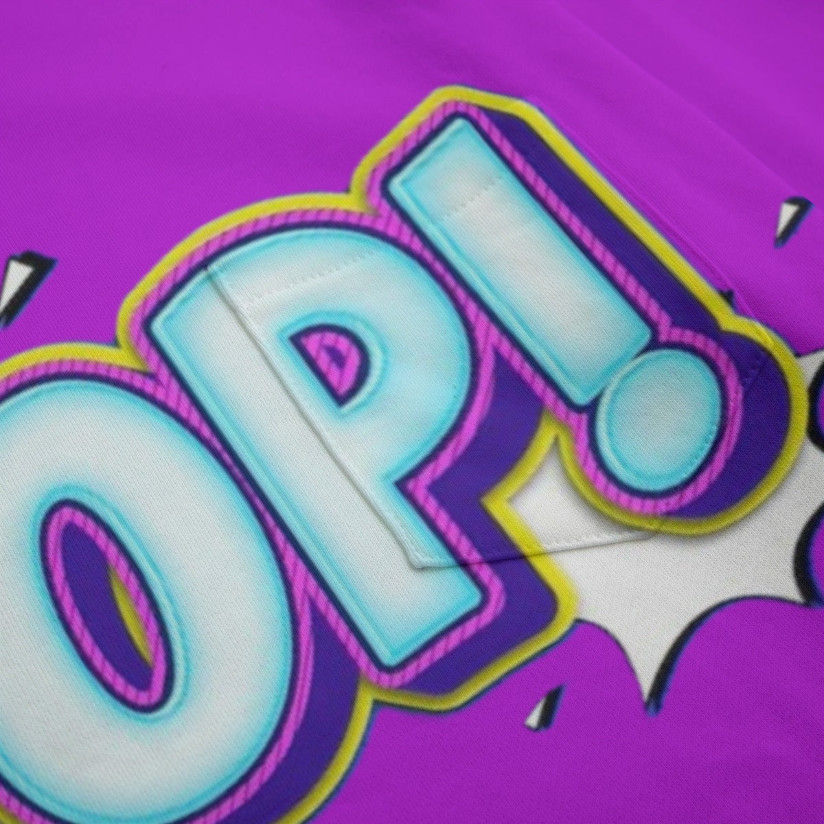 HOT NEW ITEM - PURPLE "POP" Women's Boat Neckline Sweatshirt With Chest Pocket | 310GSM Cotton