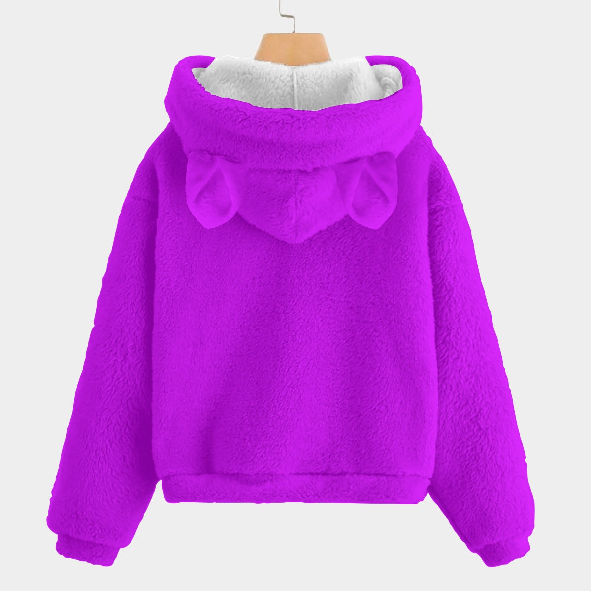 KSC's Limited Edition Halloween Bat Labubu Purple Kid’s Borg Fleece Sweatshirt With Ear