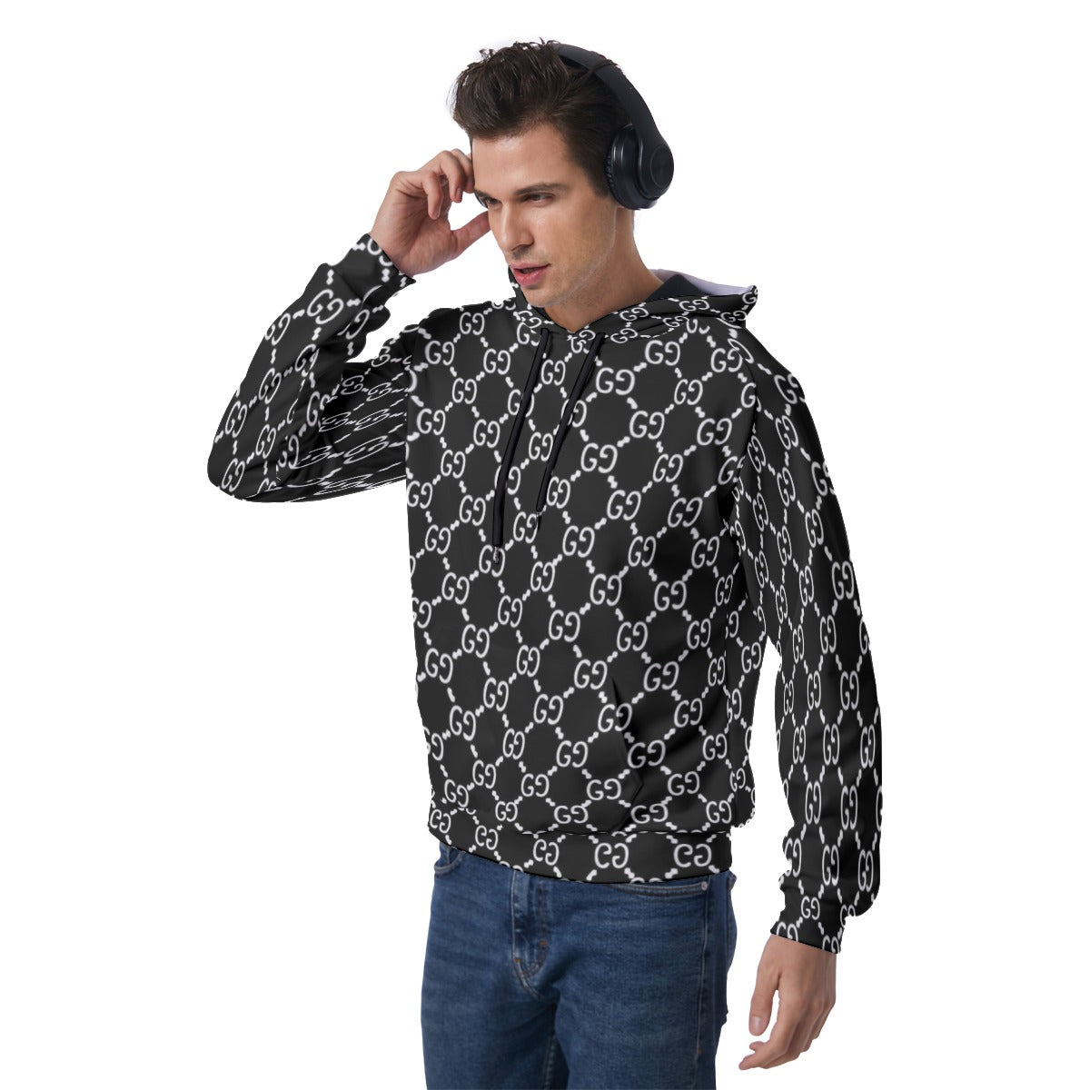 KSC's Exclusive Men's Blue Raglan Pullover Hoodie