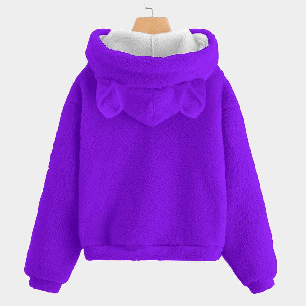 KSC's Exclusive Halloween Labubu Joker Kid’s Borg Fleece Sweatshirt With Ear