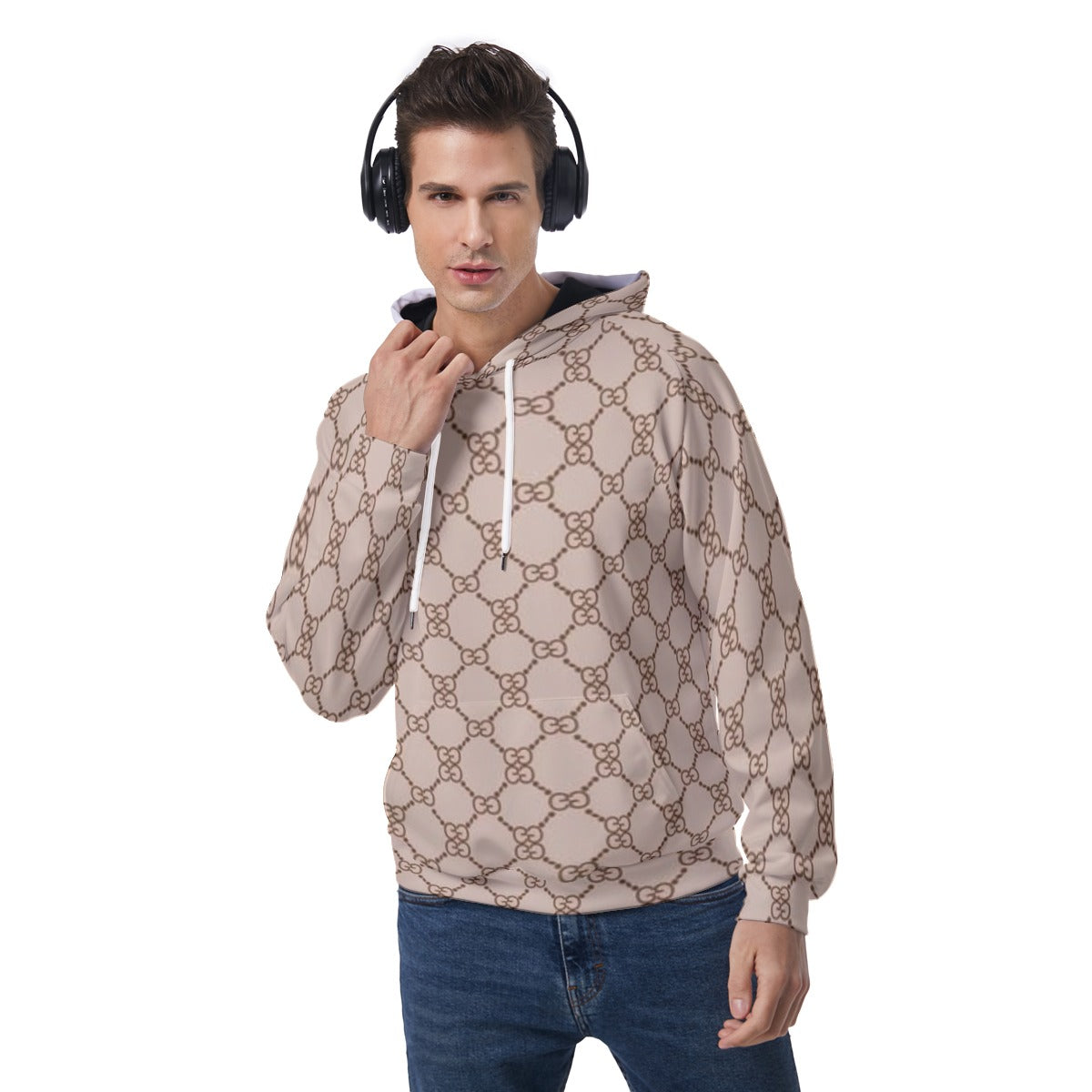 KSC's Exclusive Men's Blue Raglan Pullover Hoodie