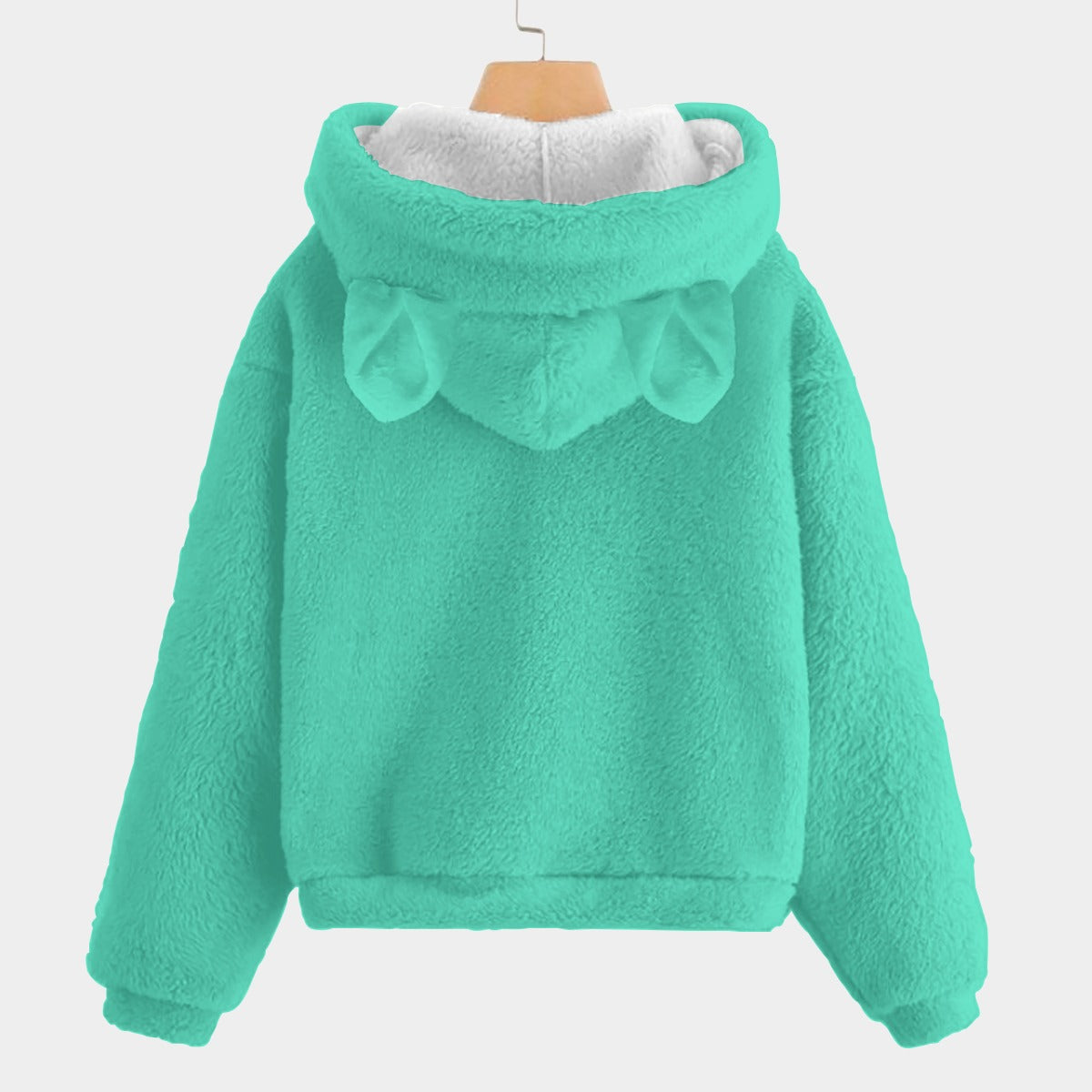 KSC's Fleece Sweatshirt LABUBU Print Kid’s Borg Fleece Sweatshirt With Ears