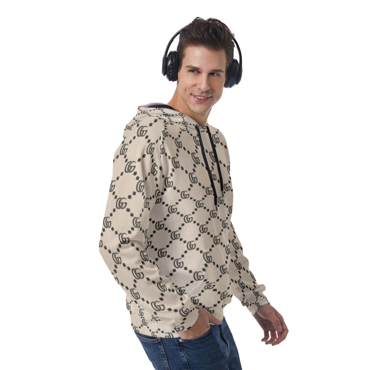 KSC's Exclusive Men's Blue Raglan Pullover Hoodie
