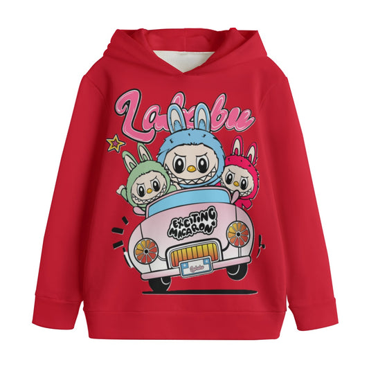 Kid's Reds Labubu Pullover Hoodie | 310GSM Cotton