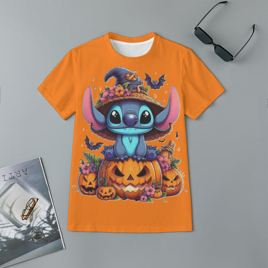 KSC's Halloween Stitch Children's Short-Sleeve T-Shirt | 180GSM Cotton