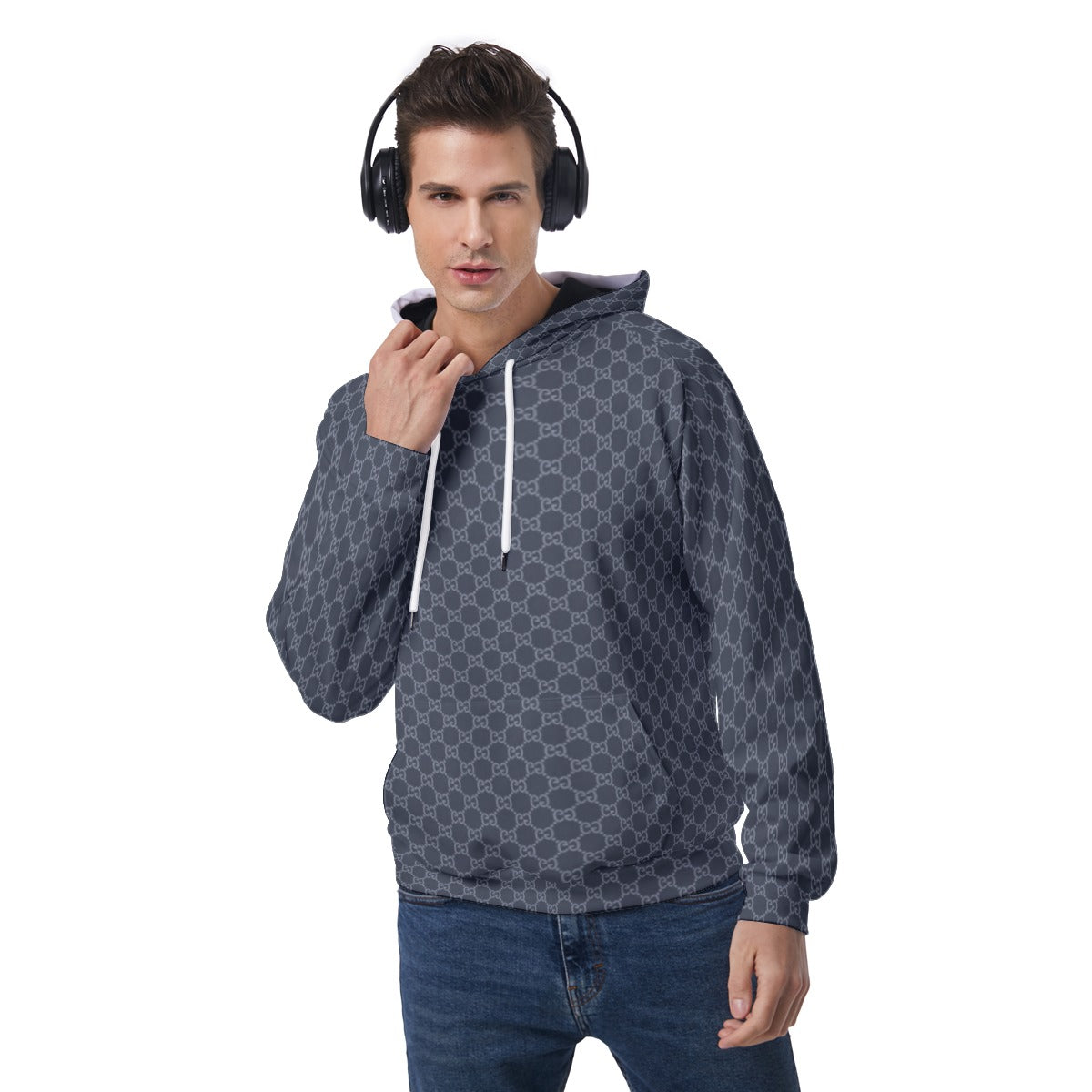 KSC's Exclusive Men's Blue Raglan Pullover Hoodie