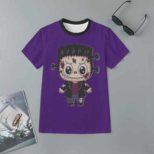 KSC's Halloween Labubu Unisex Children's Short-Sleeve T-Shirt | 180GSM Cotton