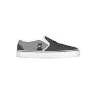🦇 Batman Labubu Black Slip-On Sneakers (Kids) - Batman Labubu Black Kid's Slip On Sneakers