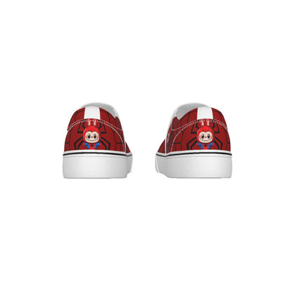 🕷️ Web-Slingin’ Style for Tiny Trendsetters - Spiderman Labubu Kid's Slip On Sneakers