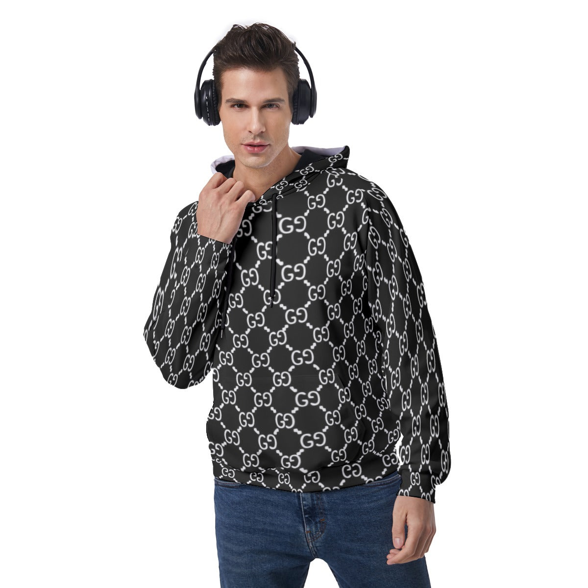 KSC's Exclusive Men's Blue Raglan Pullover Hoodie