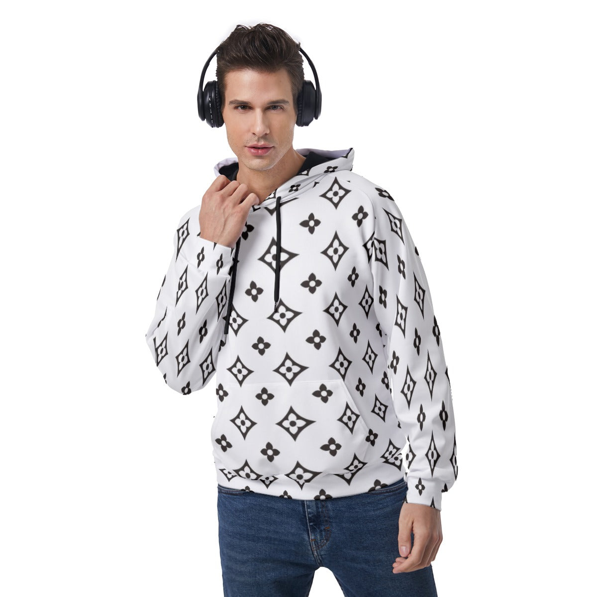 KSC's Exclusive Men's Blue Raglan Pullover Hoodie