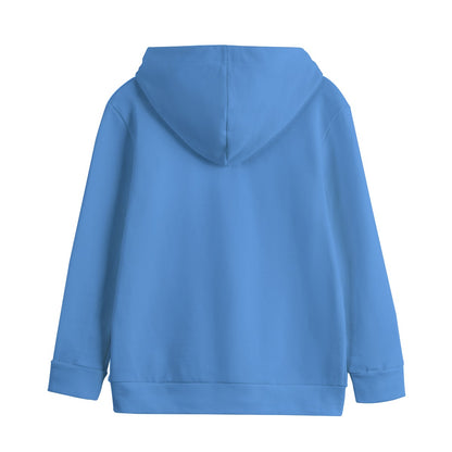 Kid's Baby Blue Labubu Pullover Hoodie | 310GSM Cotton