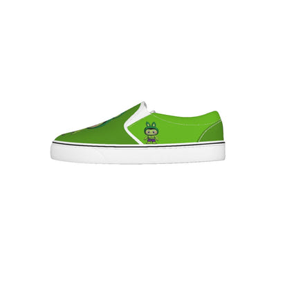 💚 Smash Style, Max Comfort Kid's Shoes -Avengers Style Labubu Hulk Green Kid's Slip On Sneakers