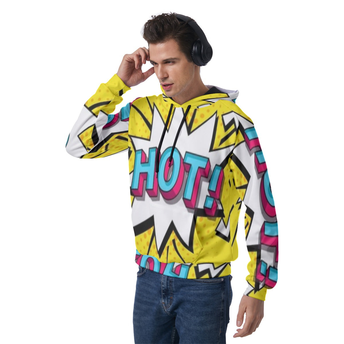 KSC's Exclusive Men's "HOT!" Raglan Pullover Hoodie