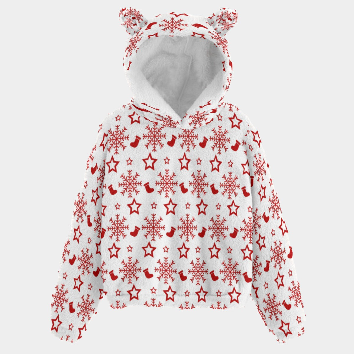 KSC's Exclusive Christmas Kid’s Borg Fleece Hoodies With Ears