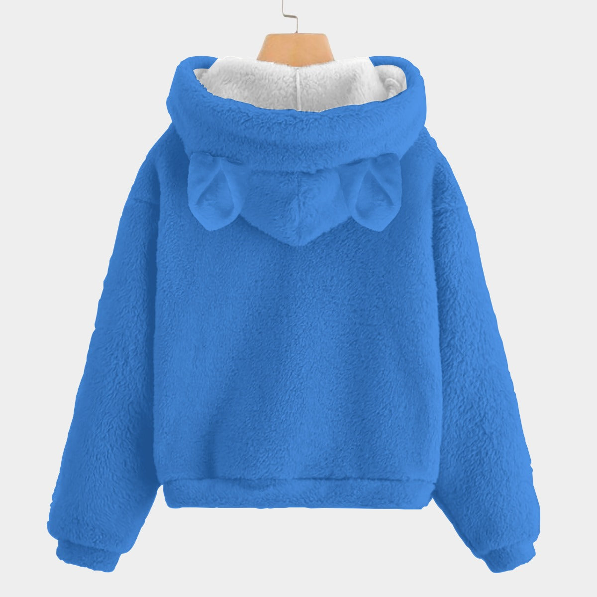 KSC's Stitch Labubu Unisex Kid’s Borg Fleece Hoodie With Ears